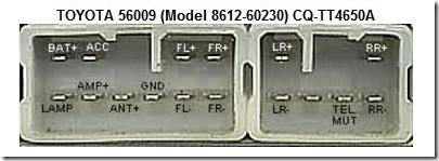 Prius radio connector diagram